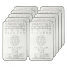 投資用 シルバーバー 1000g (10個) 要約情報及び購入 概要情報および購入